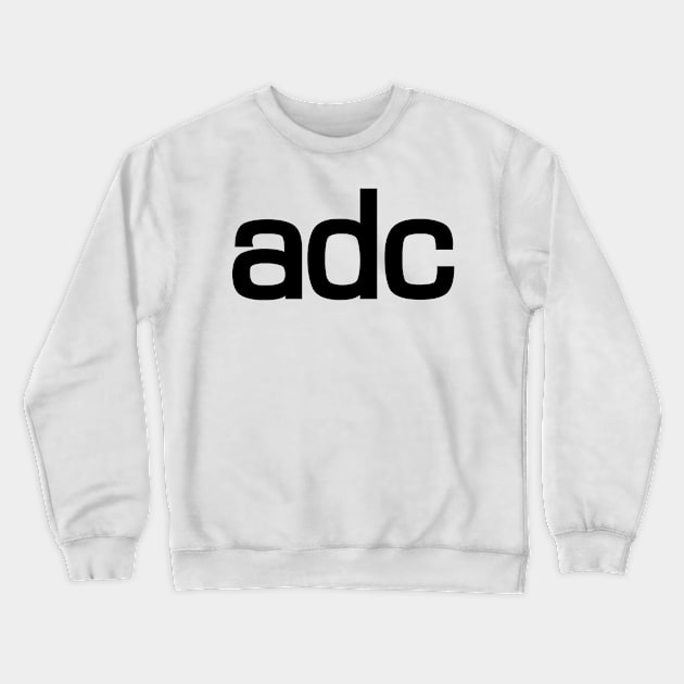 ADC Black Crewneck Sweatshirt by Expandable Studios